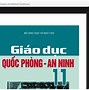 Sách Giáo Dục Quốc Phòng Lớp 11 Online